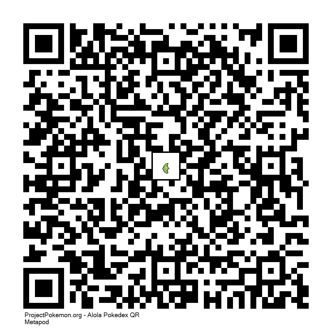 Cdigo QR de Metapod